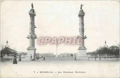 Cartes postales Bordeaux les Colonnes Rostrales