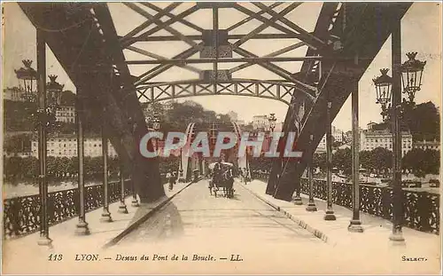 Cartes postales Lyon Dessus du Pont de la Boucle