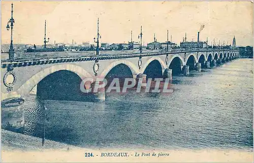 Cartes postales Bordeaux le Pont de Pierre