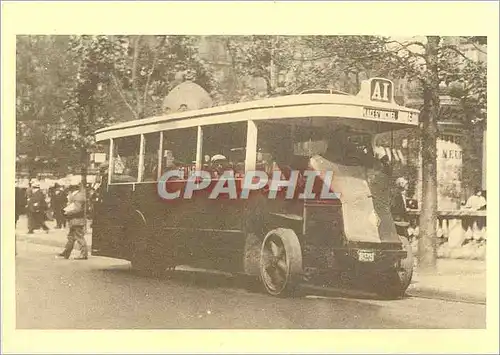 Cartes postales moderne 1927 Autobus type PN de la Stcrp