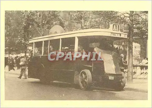 Moderne Karte 1927 Autobus type PN de la Stcrp