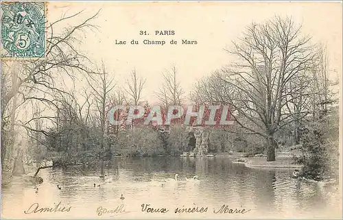 Ansichtskarte AK Paris Lac du Champ de Mars