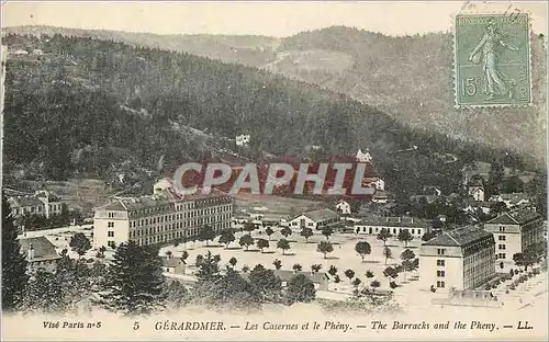 Cartes postales Gerardmer les Casernes et le Pheny Militaria