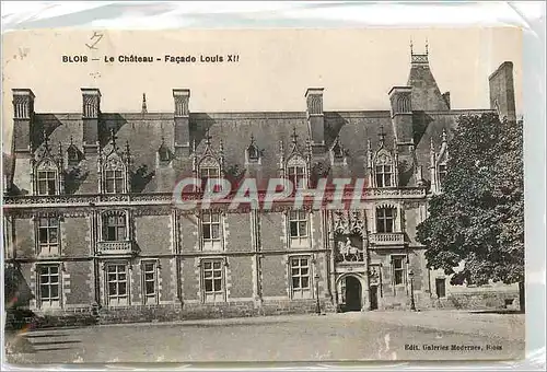 Cartes postales Blois le Chateau Facade Louis XII