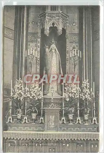 Cartes postales Interieur de la Chapelle de Villethiou