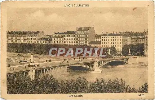 Ansichtskarte AK Lyon illustre pont Gallieni