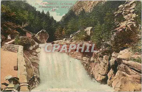 Cartes postales Cauterets la cascade de Maubourat