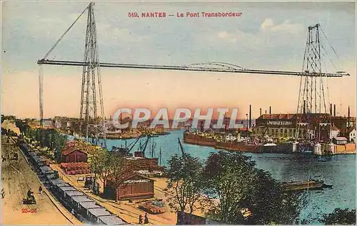 Cartes postales Nantes le pont transbordeur