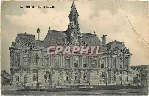 Cartes postales Tours hotel de ville