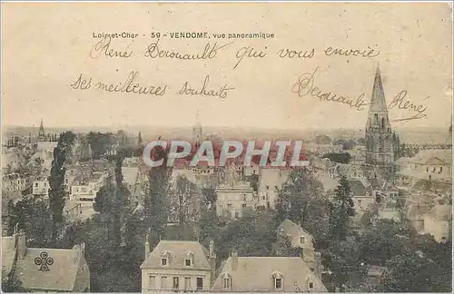 Cartes postales Loiret Cher Vendome vue panoramique
