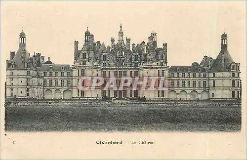 Cartes postales Chambord le chateau