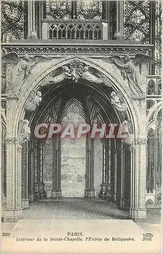 Ansichtskarte AK Paris Interieur de la Sainte Chapelle l'Entree du Reliquaire