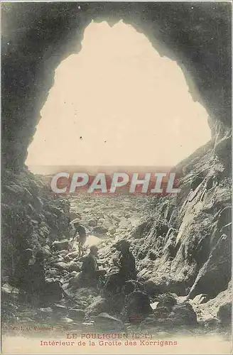 Cartes postales Le Pouliguen L I interieur de la Grotte des Korrigans
