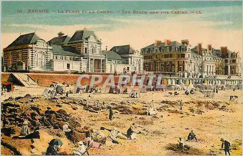 Cartes postales Parame la plage et le Casino