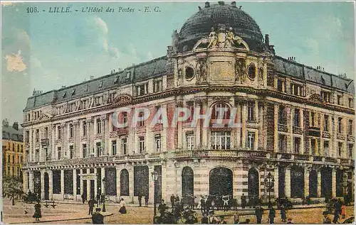 Cartes postales Lille l'hotel des Postes