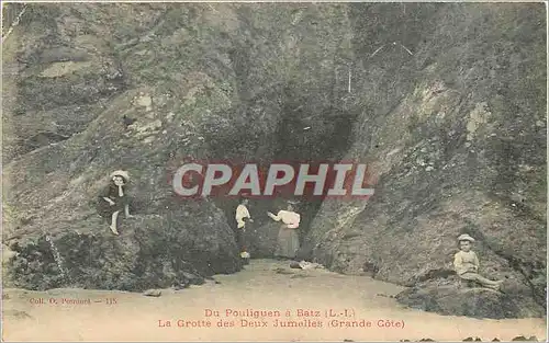 Cartes postales Du Pouliguen a Batz L I la grotte des Deux Jumelles grande cote