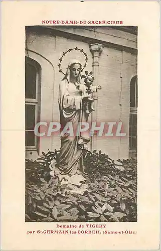 Ansichtskarte AK Notre Dame du Sacre Coeur Domaine de Tigery par St Germain les Corbeil Seine et Oise