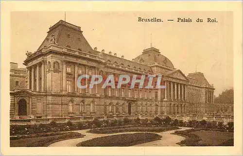 Cartes postales Bruxelles palais du Roi