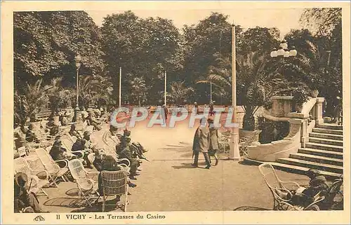 Ansichtskarte AK Vichy les terrasses du Casino