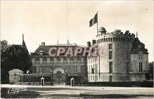Ansichtskarte AK Rambouillet S et O le chateau residence presidentielle cour d'Honneur et Tour Francois Ier