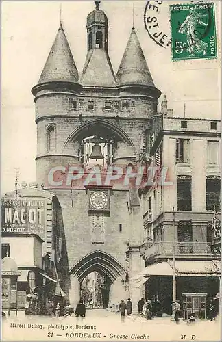 Cartes postales Bordeaux Grosse Cloche