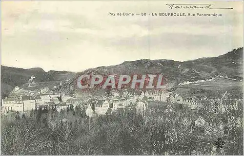 Ansichtskarte AK Puy de Dome la Bourboule vue panoramique