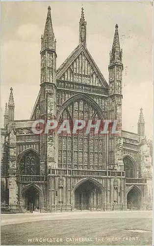 Cartes postales Winchester cathedral the west front