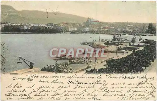 Cartes postales Geneve Quai du Leman