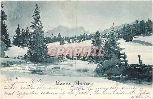 Cartes postales Bonne Annee Suisse