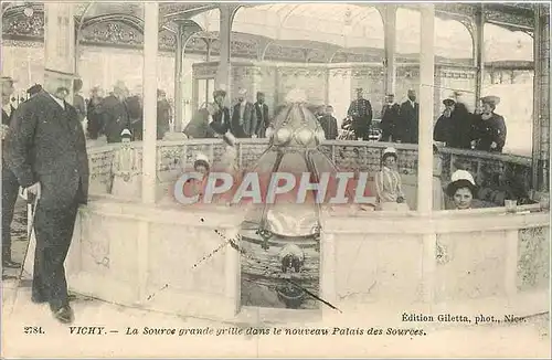 Ansichtskarte AK Vichy la source grande grille dans le nouveau palais des Sources