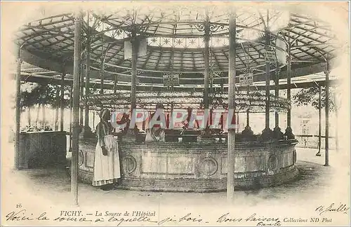 Cartes postales Vichy la Source de l'Hopital