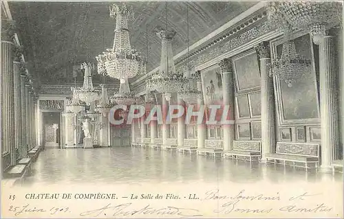 Cartes postales Chateau de Compiegne la salle des fetes