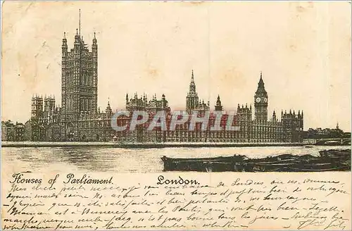 Cartes postales Houses of Parliament London