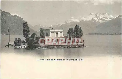 Cartes postales Ille de Clarens et la Dent du Midi