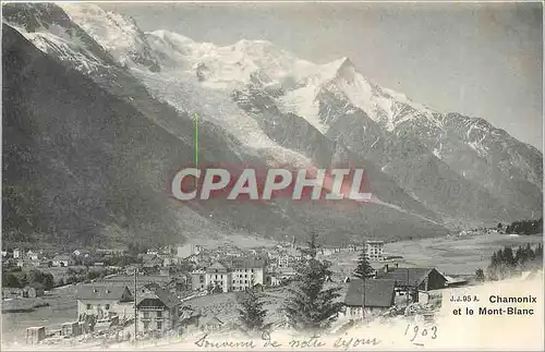 Cartes postales Chamonix et le Mont Blanc