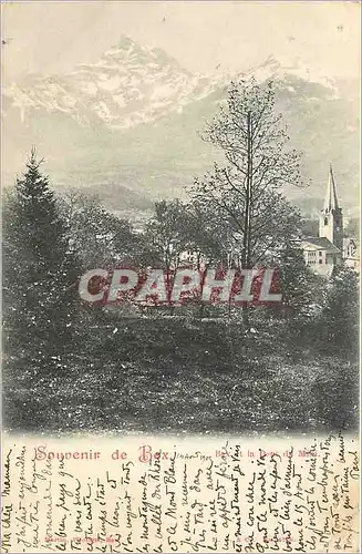 Cartes postales Souvenir de Box et la dent du Midi