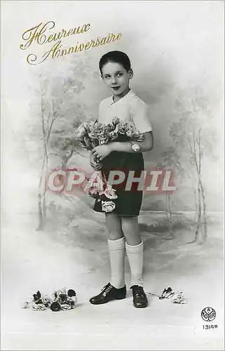 Cartes postales Heureux Anniversaire Enfant