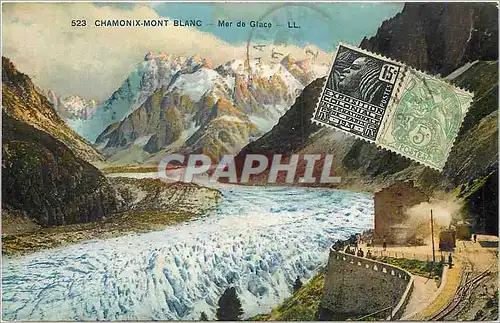 Cartes postales Chamonix Mont Blanc mer de Glace