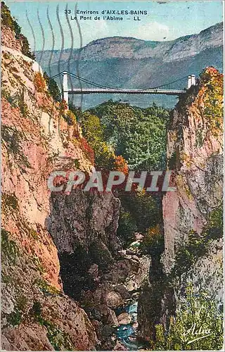 Ansichtskarte AK Environs d'Aix les Bains le pont de l'Abime