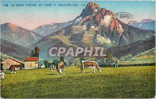 Cartes postales La dent d'Oche Haute Savoie