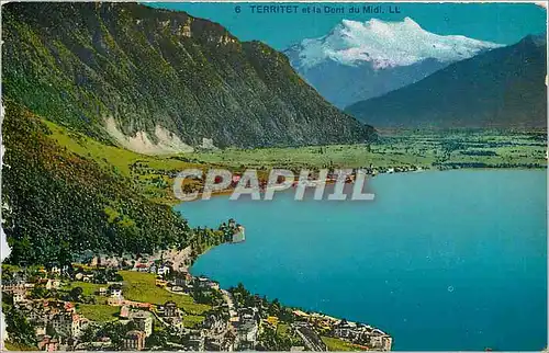 Cartes postales Territet et la Dent du Midi