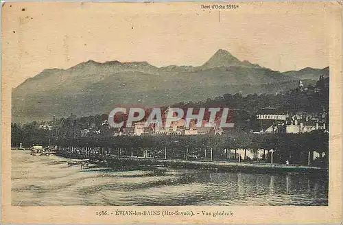 Cartes postales Evian les Bains Hte Savoie Vue generale