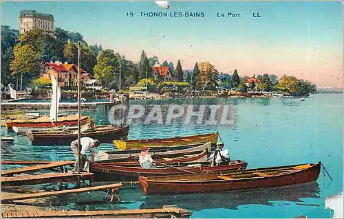 Cartes postales Thonon les Bains le port