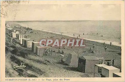 Ansichtskarte AK St Brevin l'Ocean L Inf la plage prise des Dunes