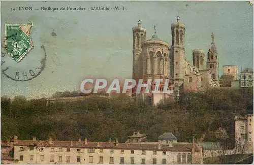 Ansichtskarte AK Lyon basilique de Fourviere l'abside