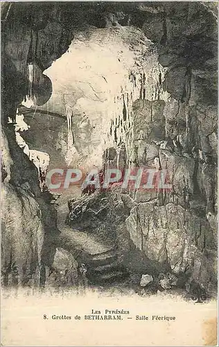 Cartes postales Les Pyrenees Grottes de Betharram salle Feerique