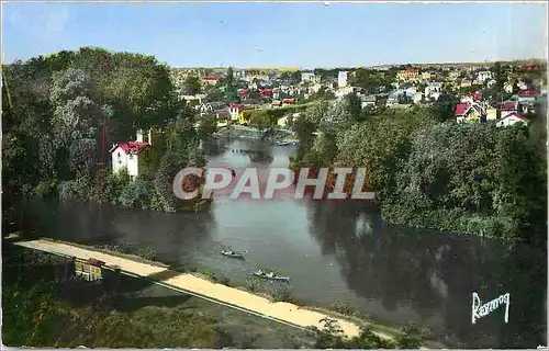 Cartes postales Images de France Le Perreux sur Marne Seine vue generale sur le petit entre l'ile des Loups et l