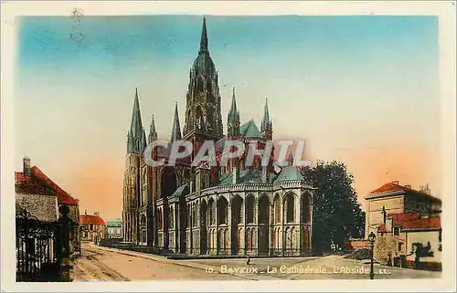 Ansichtskarte AK Bayeux La Cathedrale L'Abside