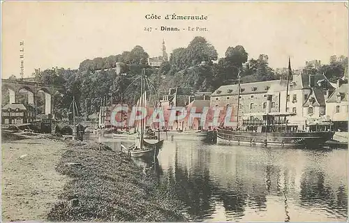 Cartes postales Dinan Le Port Bateau