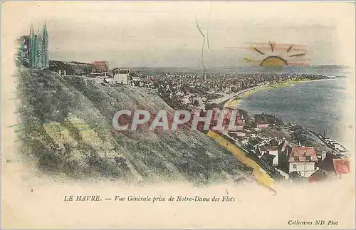 Cartes postales Le Havre Vue Generale prise de Notre Dame des Flots